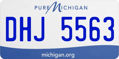 MI license plate DHJ5563