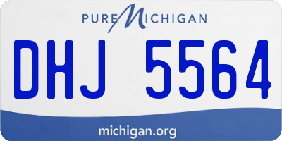 MI license plate DHJ5564