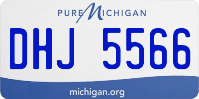 MI license plate DHJ5566