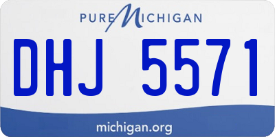 MI license plate DHJ5571