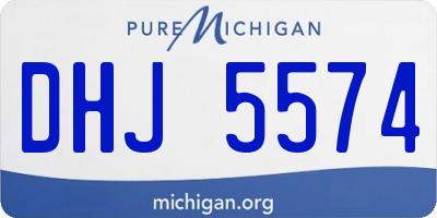 MI license plate DHJ5574