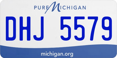 MI license plate DHJ5579