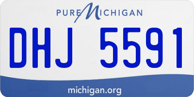 MI license plate DHJ5591