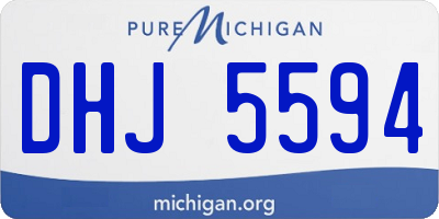 MI license plate DHJ5594