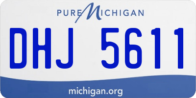 MI license plate DHJ5611