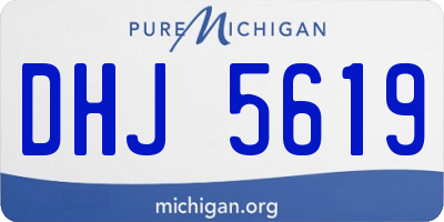 MI license plate DHJ5619