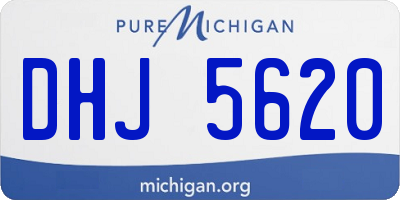 MI license plate DHJ5620