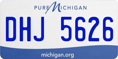MI license plate DHJ5626
