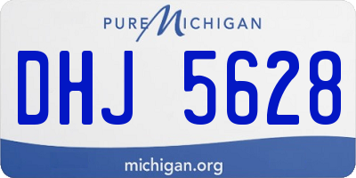 MI license plate DHJ5628