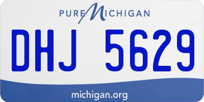 MI license plate DHJ5629