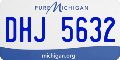 MI license plate DHJ5632