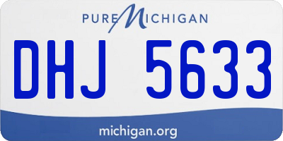 MI license plate DHJ5633