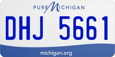 MI license plate DHJ5661