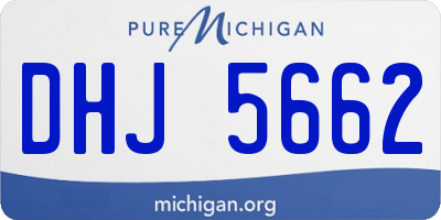 MI license plate DHJ5662