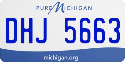 MI license plate DHJ5663