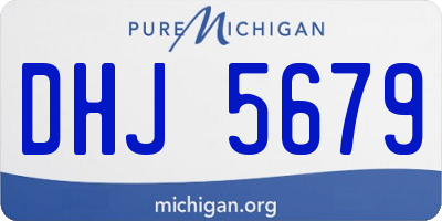MI license plate DHJ5679