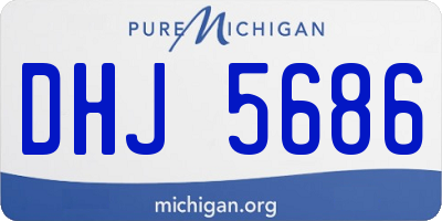 MI license plate DHJ5686