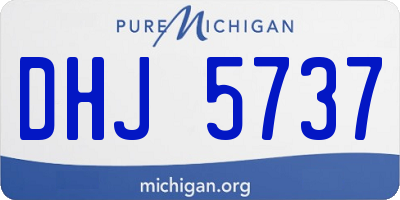 MI license plate DHJ5737