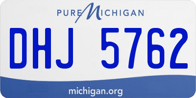 MI license plate DHJ5762
