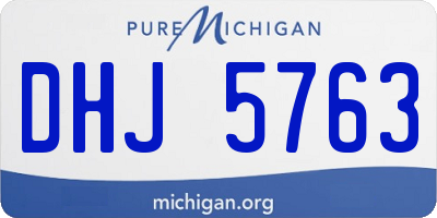 MI license plate DHJ5763