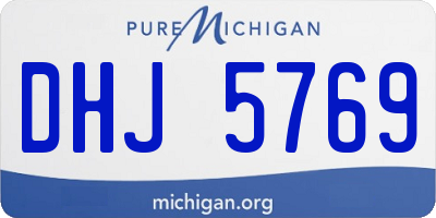 MI license plate DHJ5769