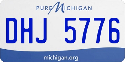 MI license plate DHJ5776