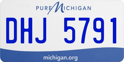 MI license plate DHJ5791