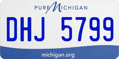 MI license plate DHJ5799