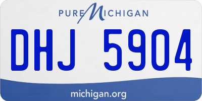 MI license plate DHJ5904