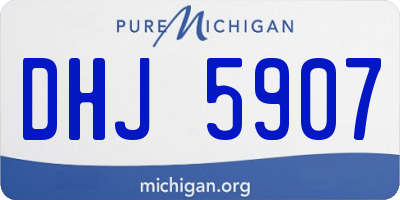 MI license plate DHJ5907
