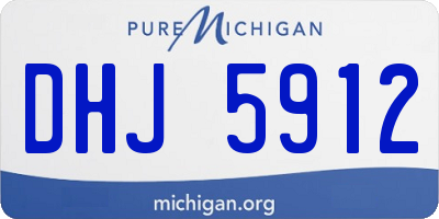 MI license plate DHJ5912