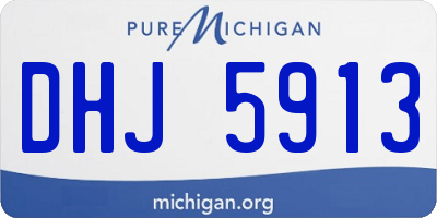 MI license plate DHJ5913