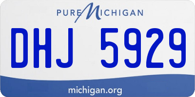 MI license plate DHJ5929