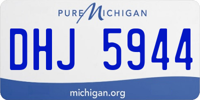 MI license plate DHJ5944