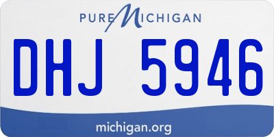 MI license plate DHJ5946