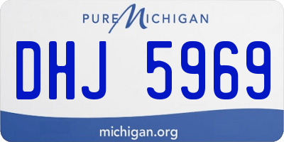 MI license plate DHJ5969