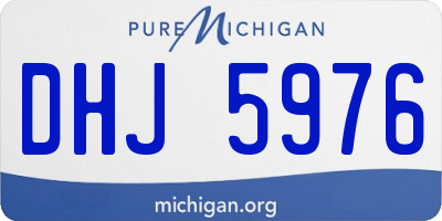 MI license plate DHJ5976