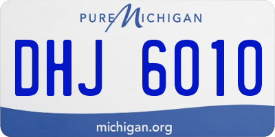 MI license plate DHJ6010