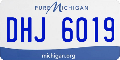 MI license plate DHJ6019
