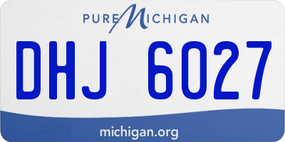 MI license plate DHJ6027
