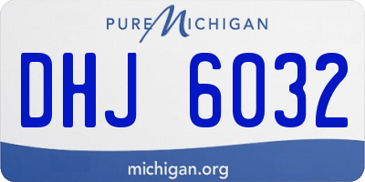 MI license plate DHJ6032