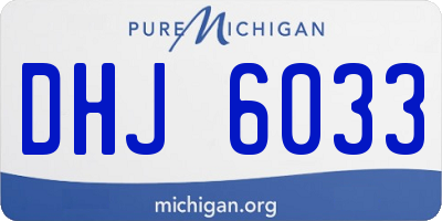 MI license plate DHJ6033