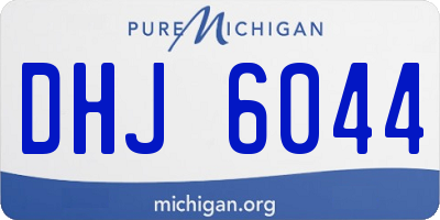 MI license plate DHJ6044