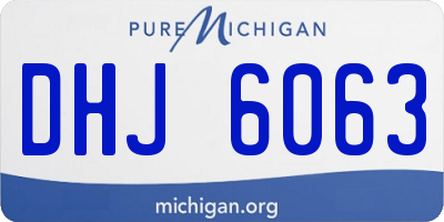 MI license plate DHJ6063