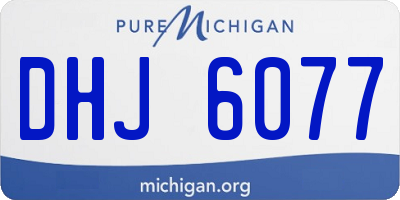 MI license plate DHJ6077