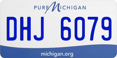 MI license plate DHJ6079