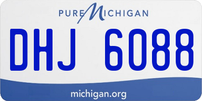 MI license plate DHJ6088