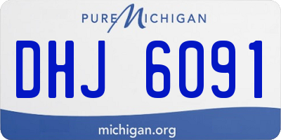 MI license plate DHJ6091