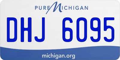 MI license plate DHJ6095