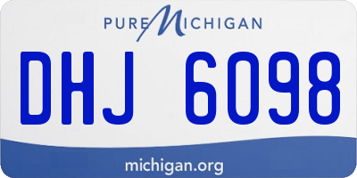 MI license plate DHJ6098